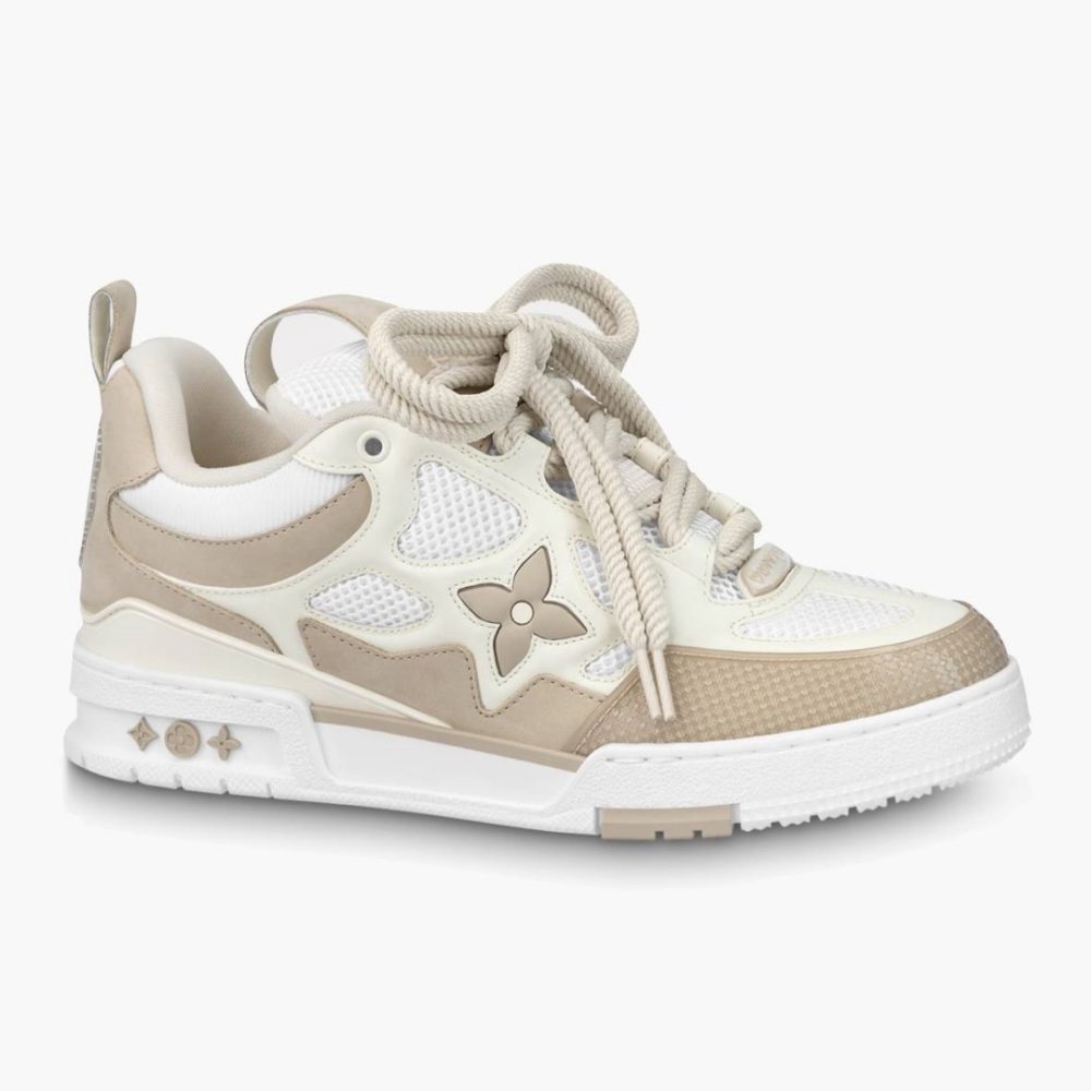 LV Skate Sneaker Beige White