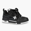 LV Skate Sneaker Black White