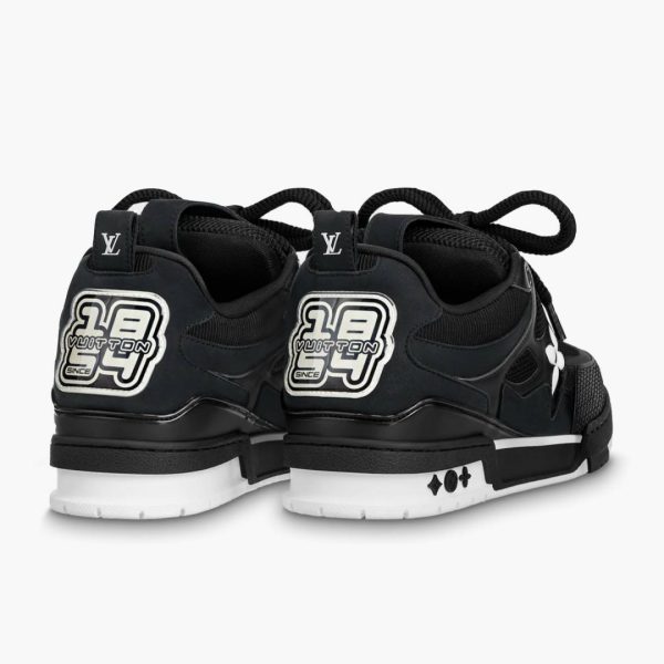 LV Skate Sneaker Black White