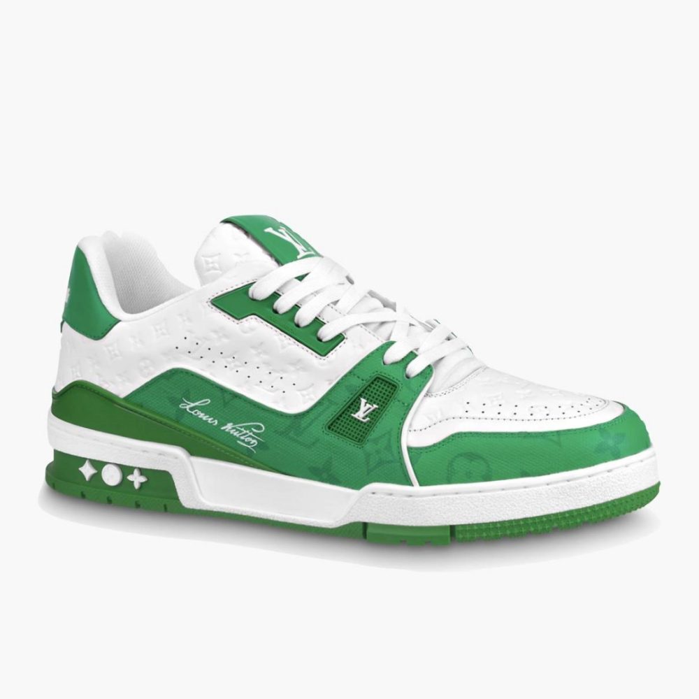 LV Trainer #54 Signature Green White