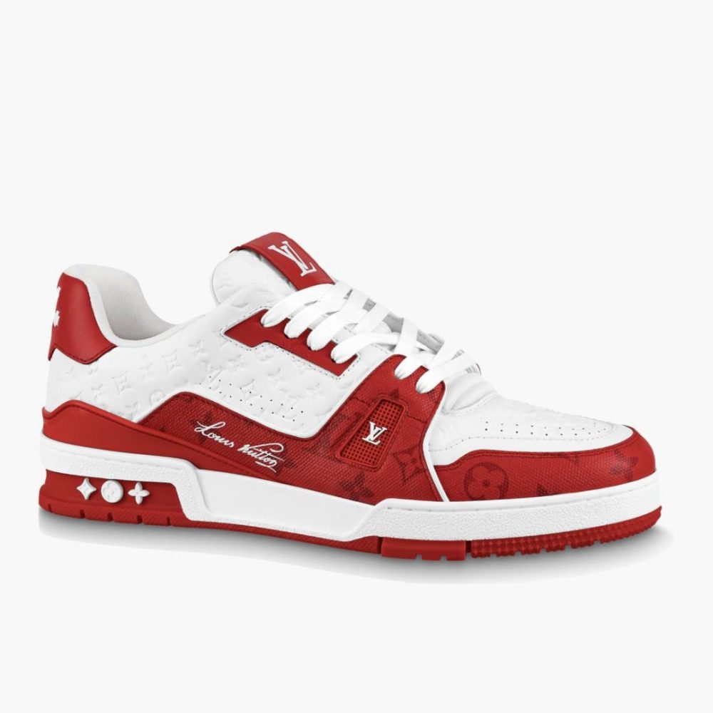 LV Trainer #54 Signature Red White