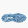 LV Trainer Blue Embossed Monogram