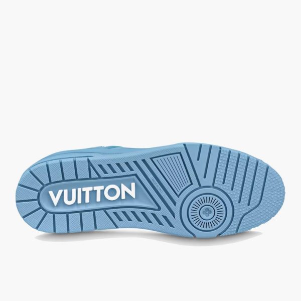 LV Trainer Blue Embossed Monogram